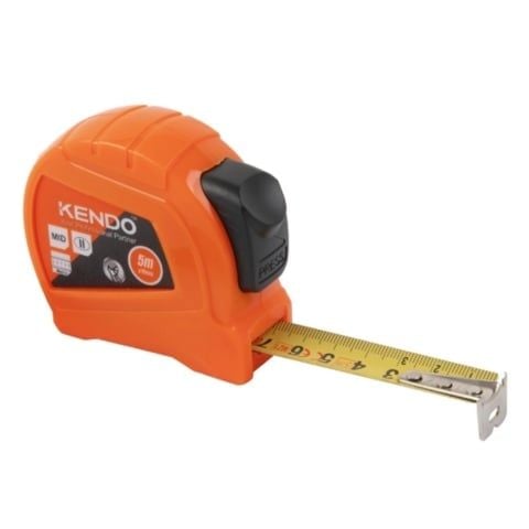 Thước cuộn thép tự khóa hệ mét 8m*25mm Kendo-35041