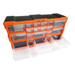 Tủ nhựa đựng linh kiện 22 ngăn Kendo-90247 làm từ chất liệu nhựa cao cấp, có độ bền cao