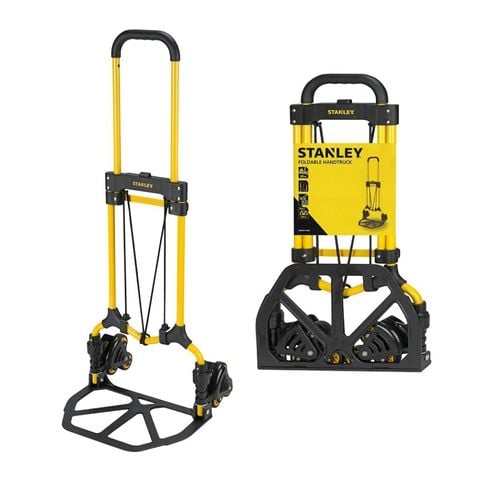 Xe đẩy hàng leo bậc thang Stanley FT584 Bánh xe nhuyễn, rộng bảng dày, chắc chắn, hai tay đòn bánh xe dày, êm, nhẹ