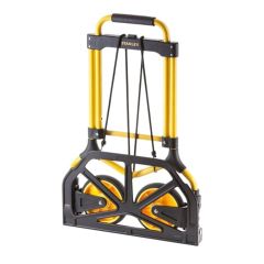 Xe đẩy hàng 2 bánh gấp gọn Stanley FT582 Bánh xe viền cao su mềm, giúp vận chuyển êm và nhẹ.
