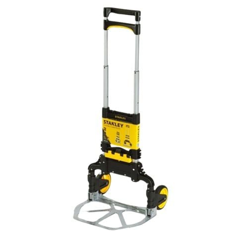 Xe đẩy hàng 2 bánh gấp gọn Stanley FT501, có hàm gài dùng chung thùng Stanley FT505. (Không bao gồm thùng)