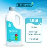  Sữa Tươi Thanh Trùng DeliFres+ Ít Đường | 1,8L 