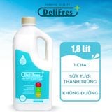  Sữa Tươi Thanh Trùng DeliFres+ Không Đường | 1,8L 