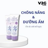  Kem chống nắng nâng tone sáng da REIHAKU HATOMUGI Nhật Bản SPF50 PA +++ 70G 