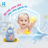  [Mã INBAU15 giảm 15K đơn 99K] Sữa tắm gội cho bé Baby Kawaii chai tạo bọt 300ml chiết xuất hoa cúc la mã - KOSEI 