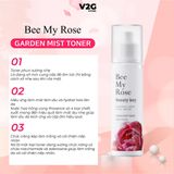  Nước hoa hồng 2 trong 1 Bee My Rose Garden Mist Toner Nước hoa hồng kết hợp xịt khoáng 