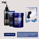  COMBO Sáp Dashu 100ml (XANH) + Chai Xịt Daily Ultra Holding Scalp Spray + Sữa rửa mặt nam DASHU dành cho mọi loại da 