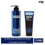  Combo Dầu gội đầu Dashu 500ml + Sữa rửa mặt nam DASHU dành cho mọi loại da Aqua Deep Seawater 