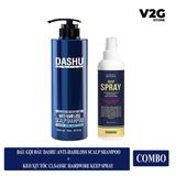  Combo Chai Xịt định hình Dashu Classic Hardwire Keep 250ml + Dầu gội đầu Dashu Daily Anti-Hair Loss Scalp Shampoo 500ml 