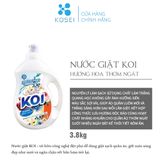  [Mã INBAU25 giảm 25K đơn 149K] Nước giặt KOI chai 3.8kg hương hoa thơm ngát - KOSEI 