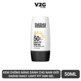  Kem chống nắng dành cho nam giới - DASHU Daily Light Fit Sun Gel 50ml 