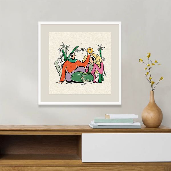  Tranh cổ tích Cây tre trăm đốt 