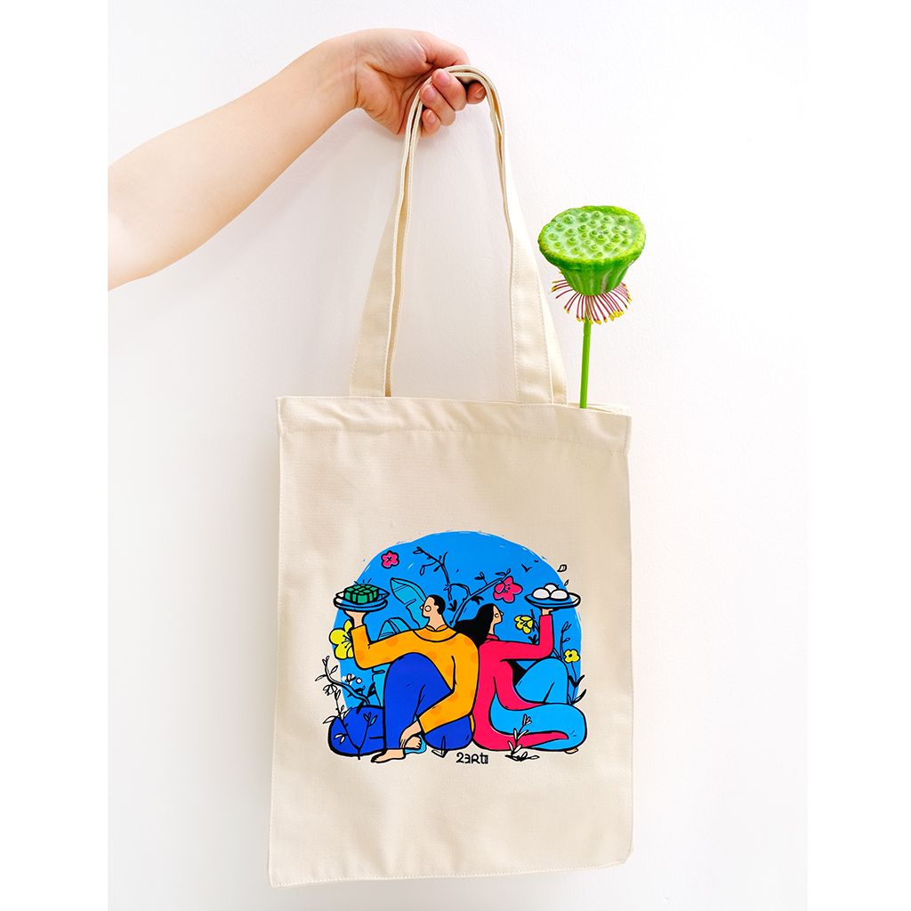  Túi Tote Bánh chưng bánh dầy 