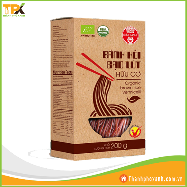  Bánh hỏi gạo lứt hữu cơ 