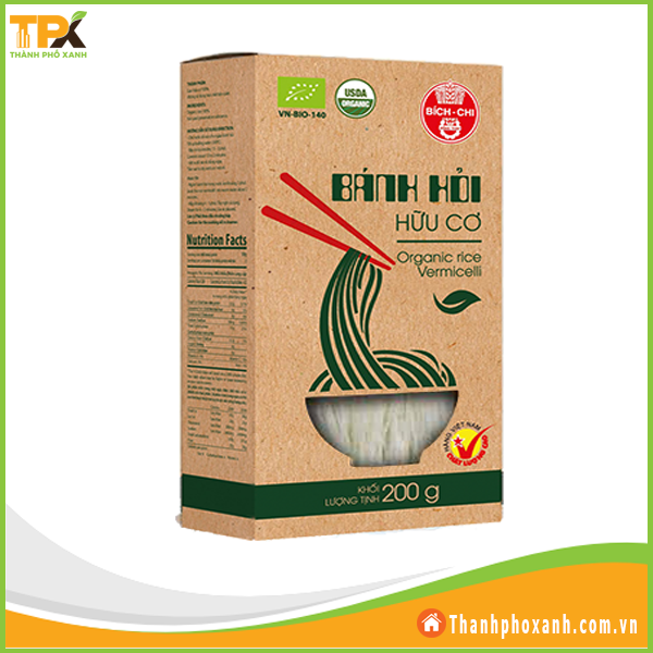  Bánh hỏi hữu cơ Bích Chi hộp 200g 