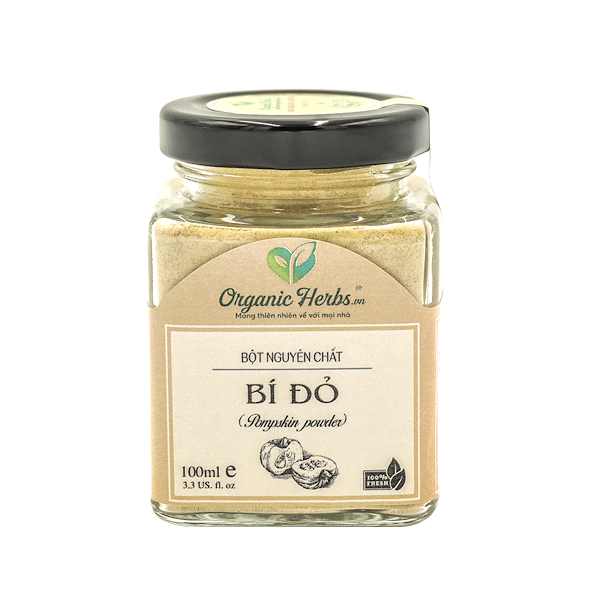  Bột bí đỏ nguyên chất  loại 1 