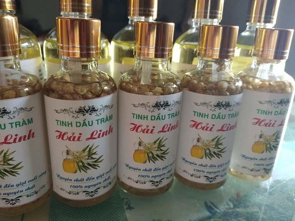  Tinh dầu Dầu tràm Kháng khuẩn,Trị cảm ho, sổ mũi hũ 100 ml 