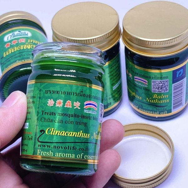  Dầu Cù Là Thơm Green Herb Bạc Hà Thái Lan Chính Hãng 50g 