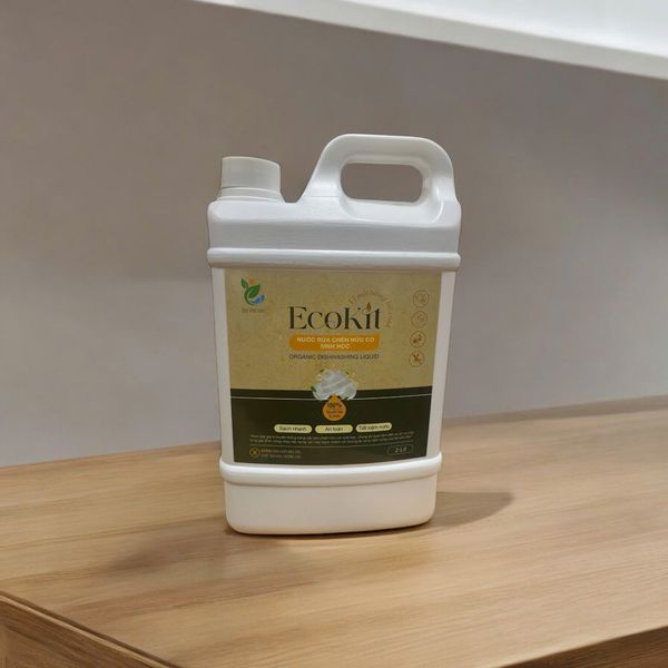  Nước rửa chén hữu cơ EcoKIT 500ml – Giải pháp an toàn cho da tay và sức khỏe gia đình 