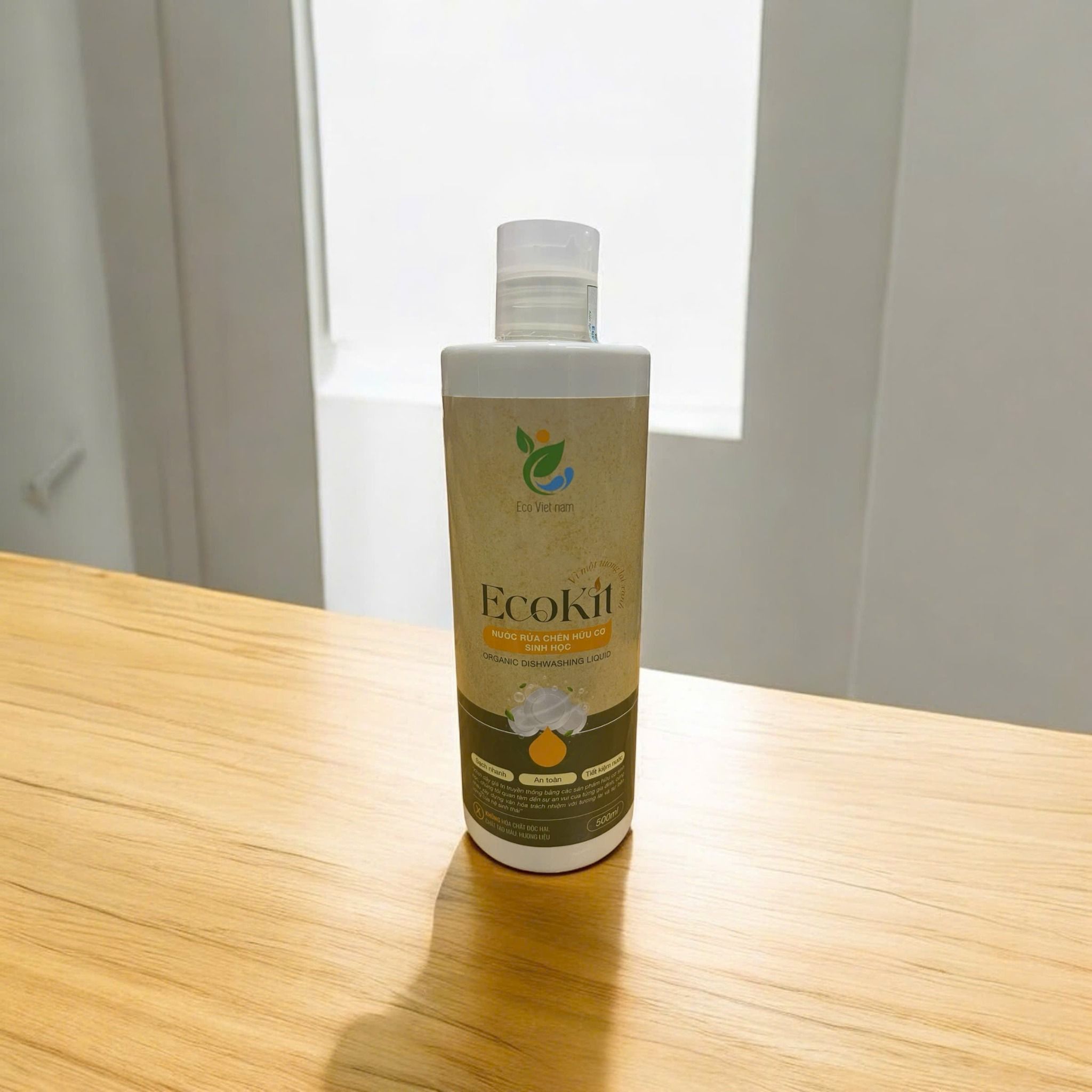  Nước rửa chén hữu cơ EcoKIT 500ml – Giải pháp an toàn cho da tay và sức khỏe gia đình 