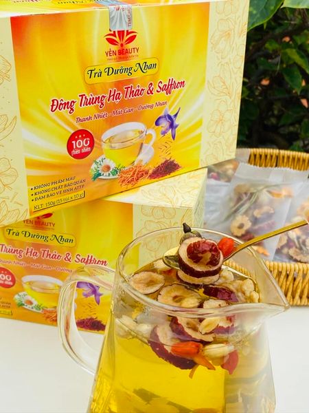  Trà Dưỡng Nhan Đông Trùng Hạ Thảo & Saffron Mis 9 Vị – Thanh Nhiệt, Dưỡng Nhan Hiệu Quả | YẾN BEAUTY – Chính Hãng tại Thành Phố Xanh 