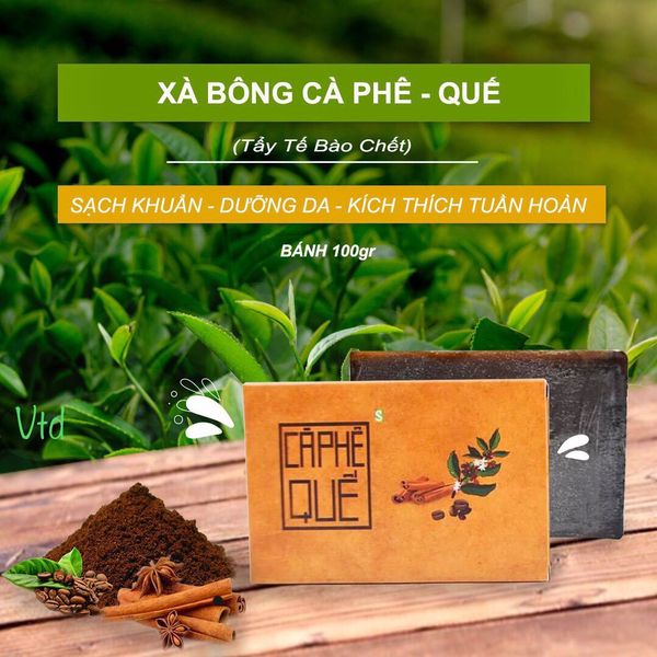  Xà bông cà phê - quế 