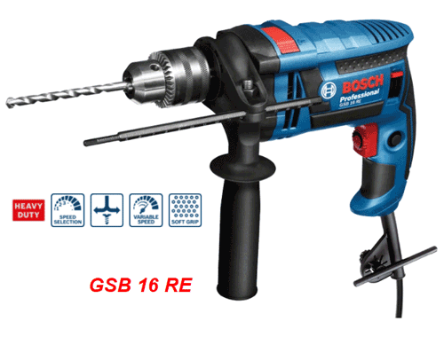  Máy khoan động lực Bosch GSB 16 RE (06012281K1) 