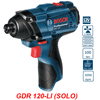 Máy Vặn Vít Dùng Pin Bosch GDR 120-LI 12V 100Nm Đầu 1/4 Inch (Chưa Pin & Sạc)
