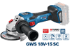 Máy mài góc dùng pin 18V Bosch GWS 18V-15 SC (Solo)