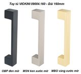  Tay tủ VICKINI 09004.160 OBP đen mờ 