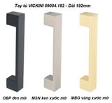  Tay tủ VICKINI 09004.192 OBP đen mờ 