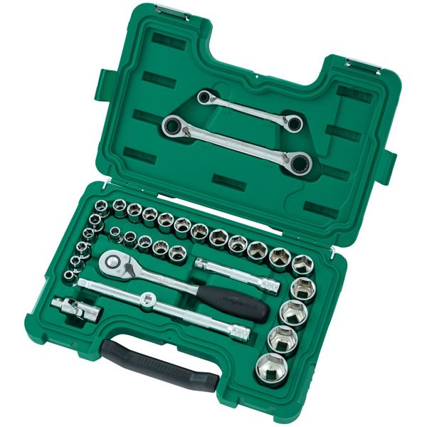  Bộ tuýp 33 chi tiết 1/2 inch hệ mét SATA 09099 
