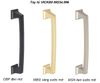 Tay tủ VICKINI 09234.096 MBG vàng xước mờ
