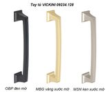  Tay tủ VICKINI 09234.128 OBP đen mờ 