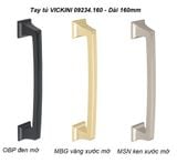 Tay tủ VICKINI 09234.160 OBP đen mờ 