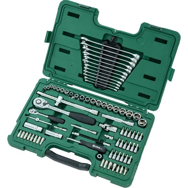  Bộ công cụ sửa chữa cơ khí 80 chi tiết SATA 09518 