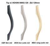  Tay tủ VICKINI 09802.128 OBP đen mờ 