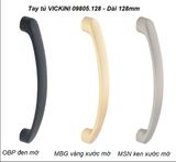  Tay tủ VICKINI 09805.128 OBP đen mờ 