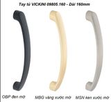  Tay tủ VICKINI 09805.160 OBP đen mờ 