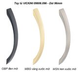  Tay tủ VICKINI 09806.096 OBP đen mờ 