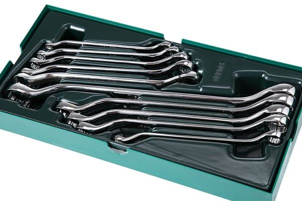  Bộ cờ lê hai đầu vòng 10 chi tiết SATA 09905 