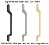  Tay tủ VICKINI 09994.192 OBP đen mờ 