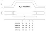  Tay tủ VICKINI 09994.128 MSN ken xước mờ 