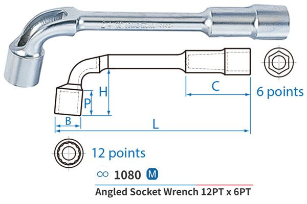  Điếu L 10mm Kingtony 1080-10 