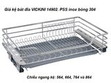  Giá kệ bát đĩa VICKINI 14902.700 PSS inox bóng 304 
