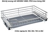  Giá kệ xoong nồi VICKINI 14903.800 PSS inox bóng 304 