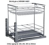  Giá kệ gia vị VICKINI 14921.350 PSS inox bóng 304 