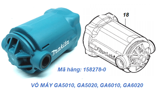  Vỏ máy mài GA5010, GA5020, GA6010, GA6020 (158278-0) 