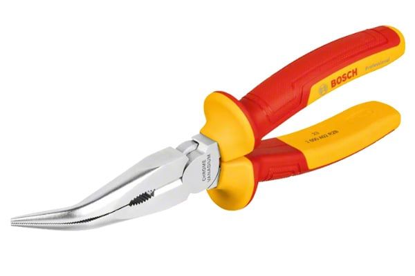  Kìm nhọn mũi cong cách điện VDE 200mm Bosch 1600A02NE4 