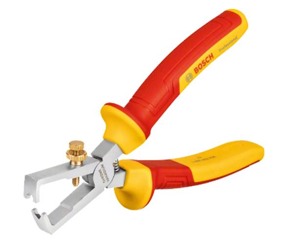  Kìm tuốt dây cách điện VDE 160mm Bosch 1600A02NE7 